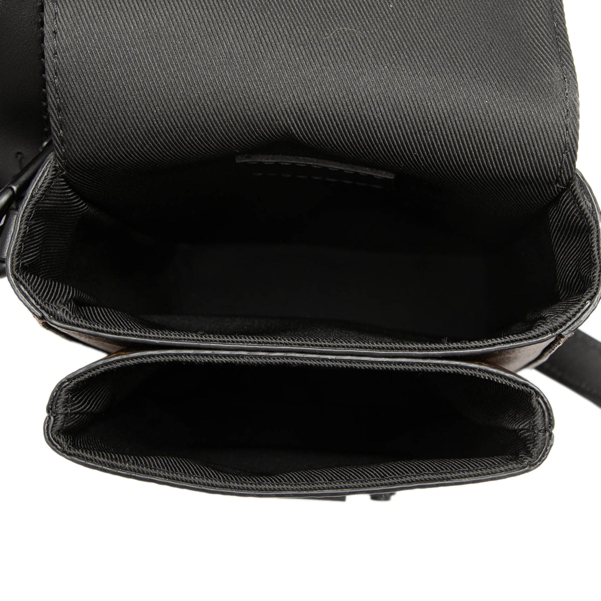 Louis Vuitton Monogram Macassar S Lock Vertical Wearable Crossbody — Black