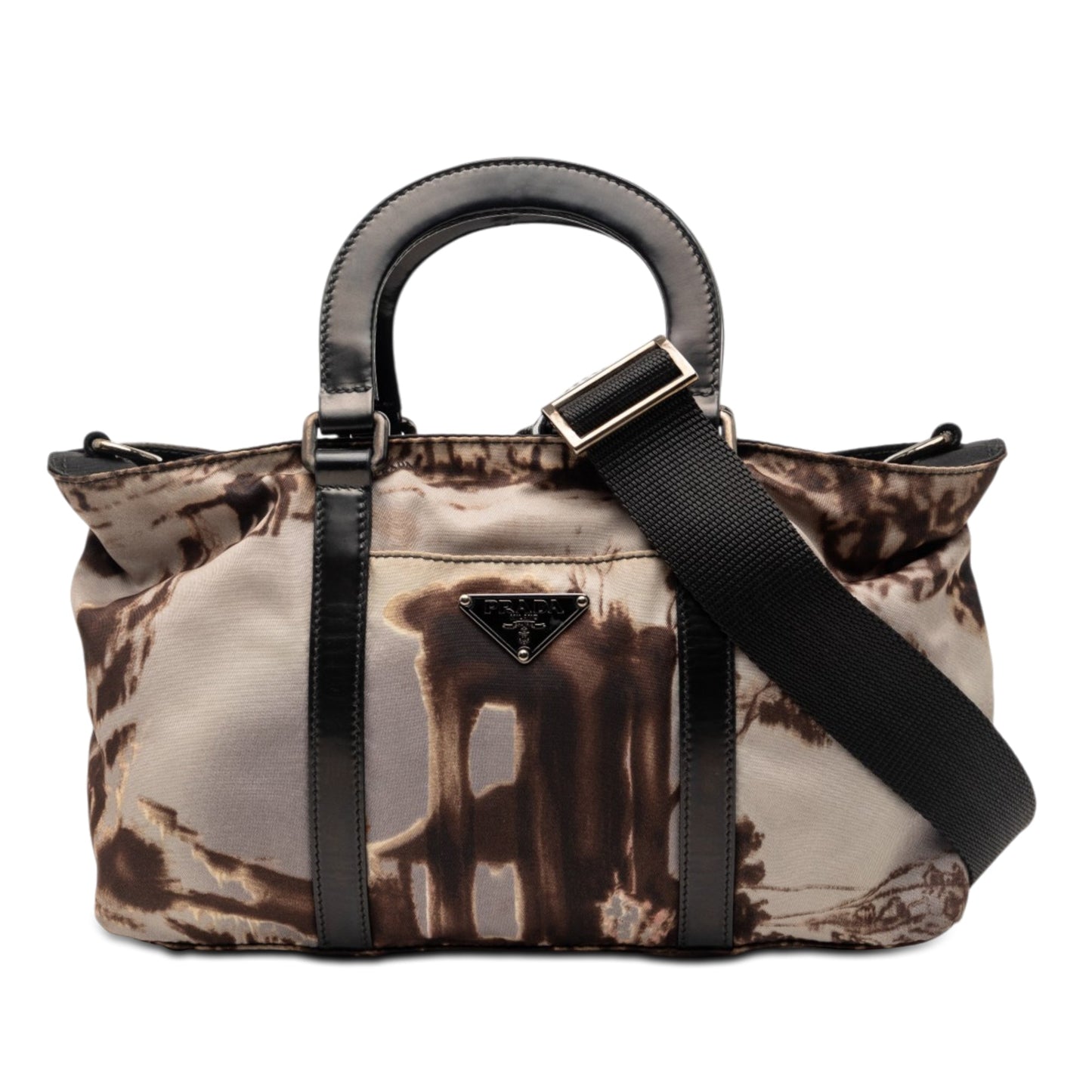 Prada Tessuto Stampato Satchel