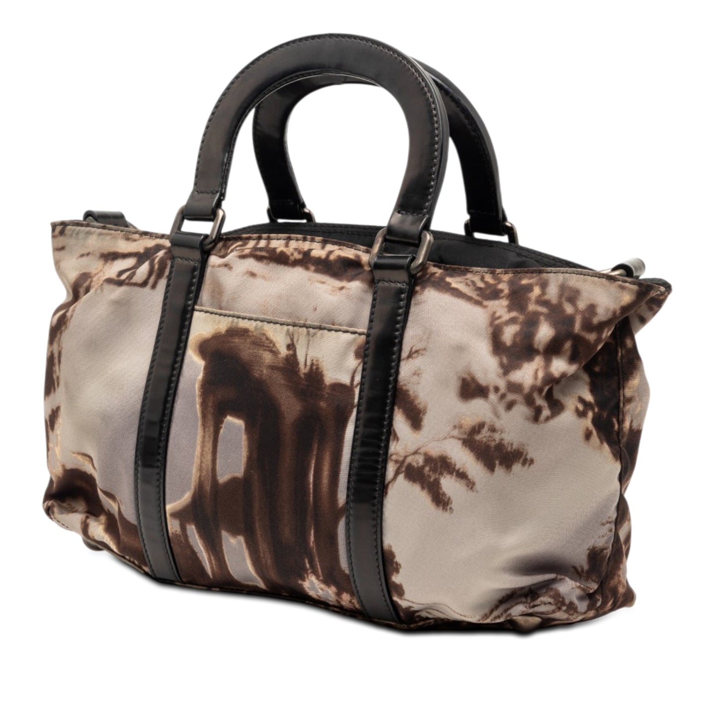 Prada Tessuto Stampato Satchel