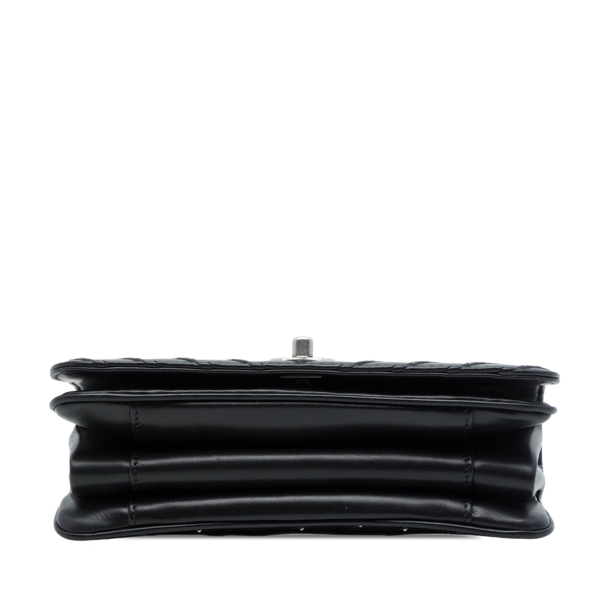 Chanel Chevron Lambskin Stud Wars Full Flap — Black