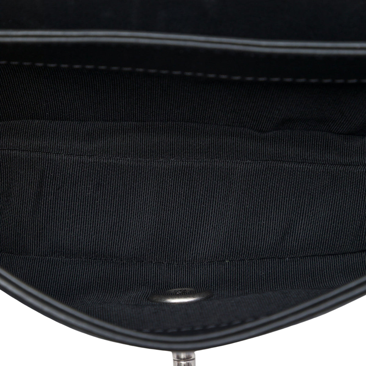 Chanel Chevron Lambskin Stud Wars Full Flap — Black