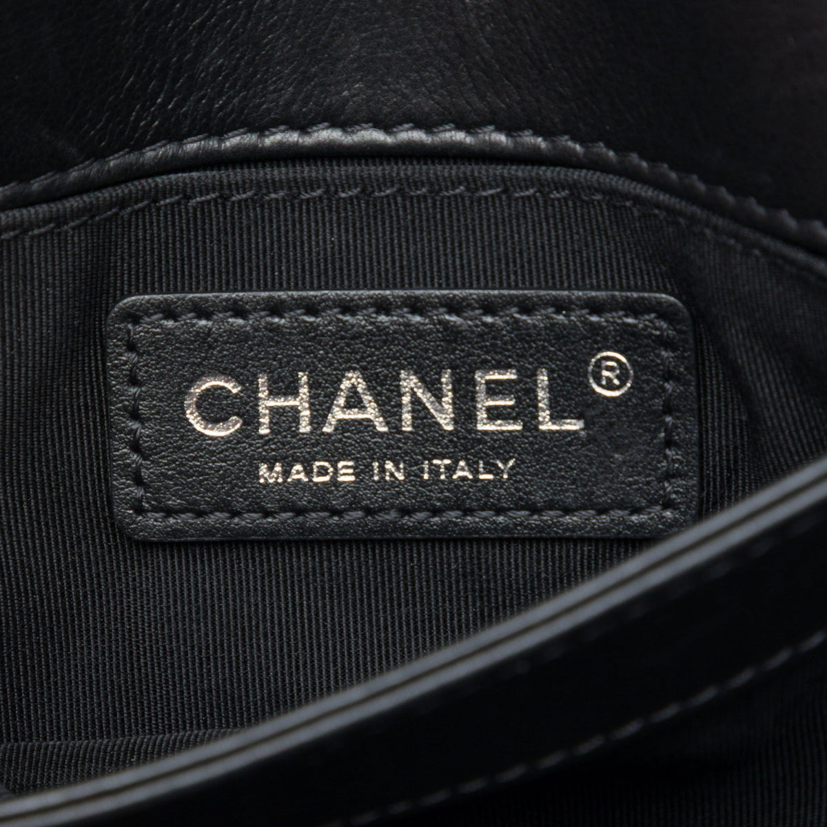 Chanel Chevron Lambskin Stud Wars Full Flap — Black