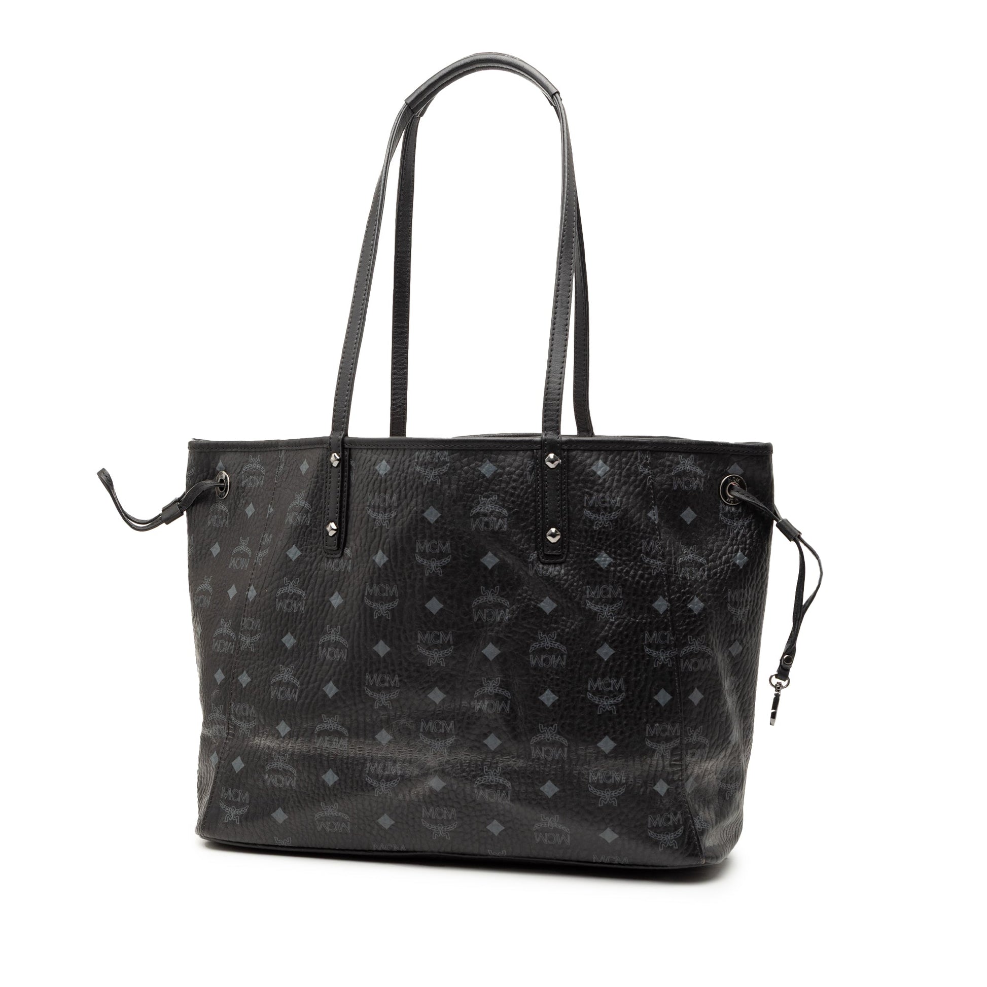 MCM Visetos Coated Canvas Tote