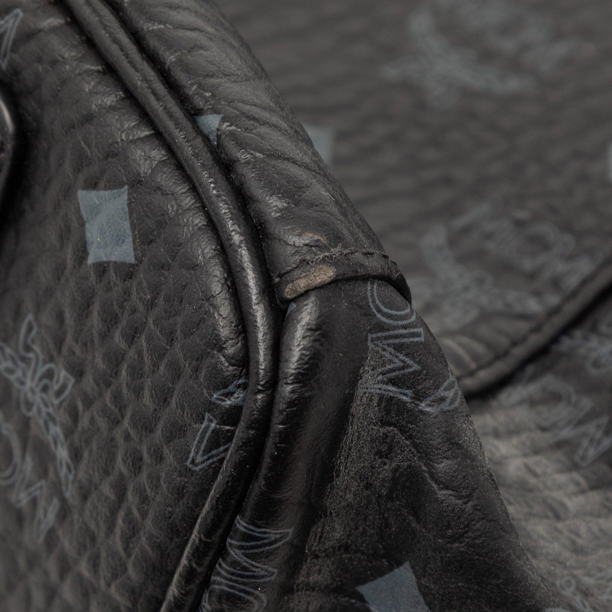 MCM Visetos Coated Canvas Tote