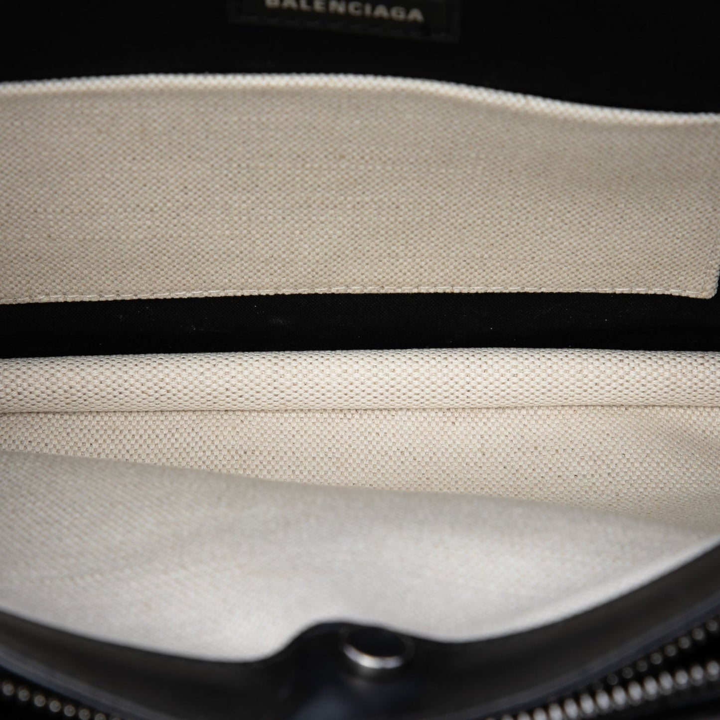 Balenciaga Canvas Navy Pochette Crossbody