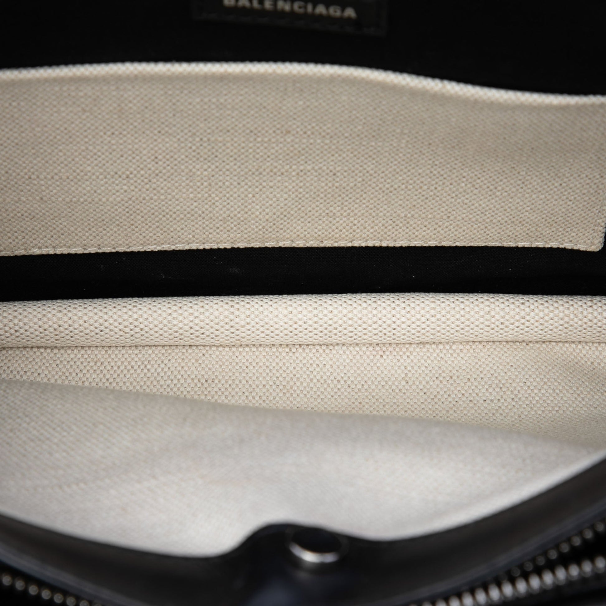 Balenciaga Canvas Navy Pochette Crossbody