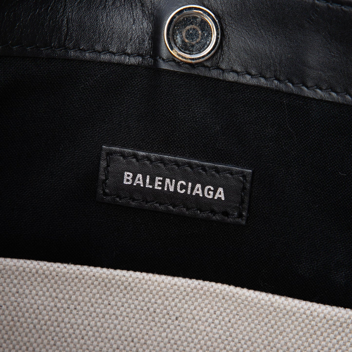 Balenciaga Canvas Navy Pochette Crossbody