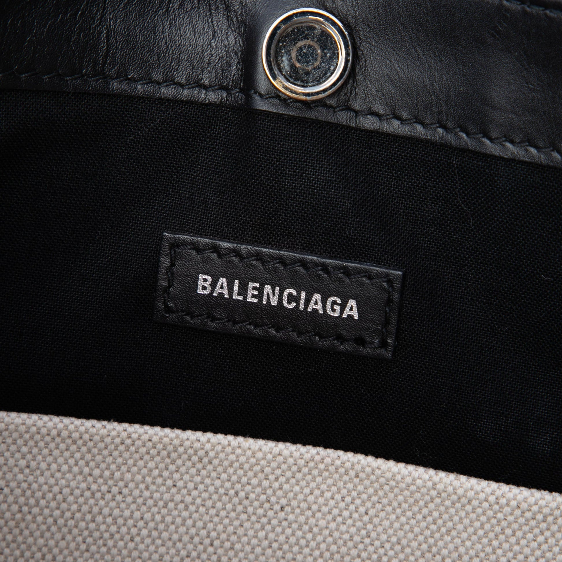 Balenciaga Canvas Navy Pochette Crossbody