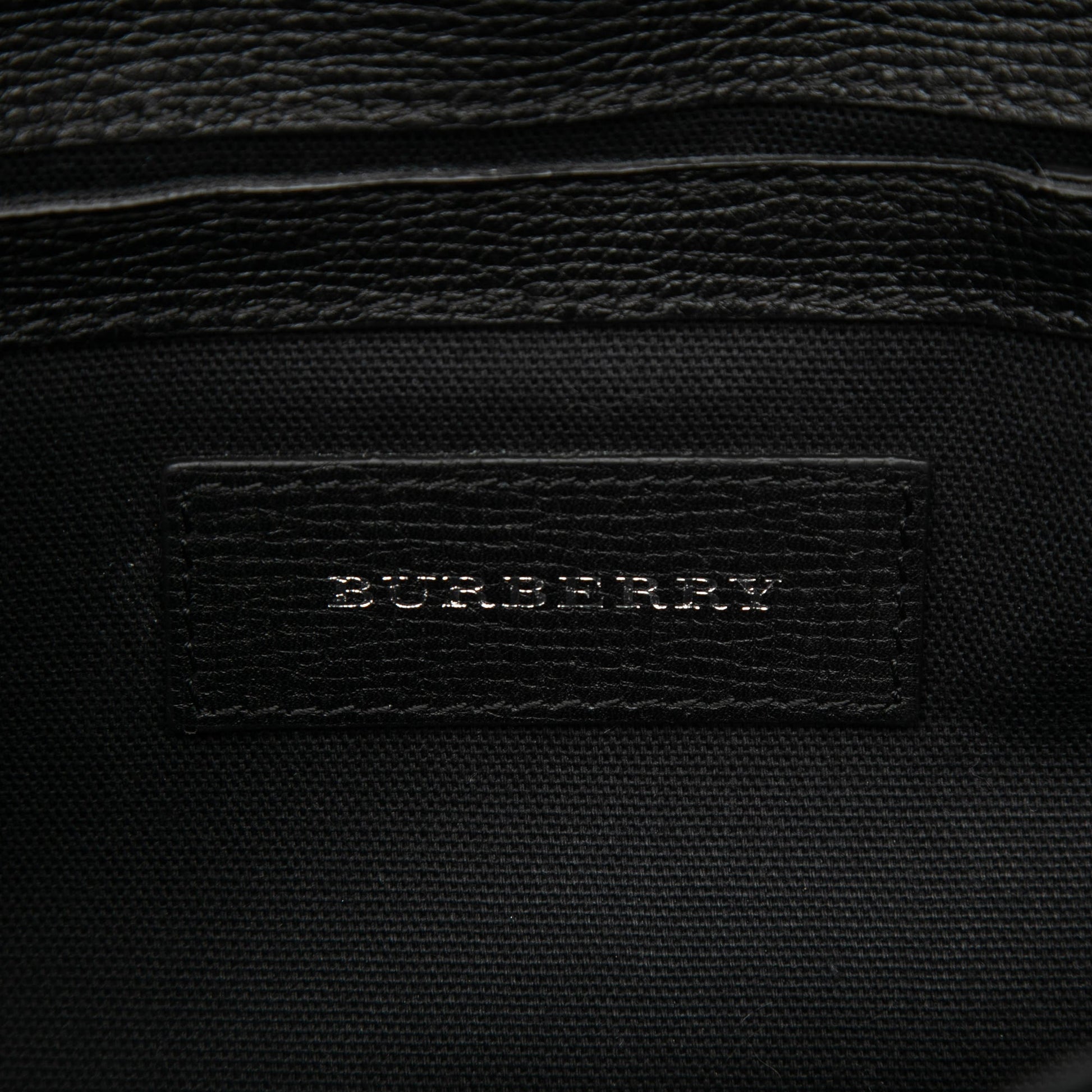 Burberry Small Leather and House Check Canvas Derby Macken Crossbody
