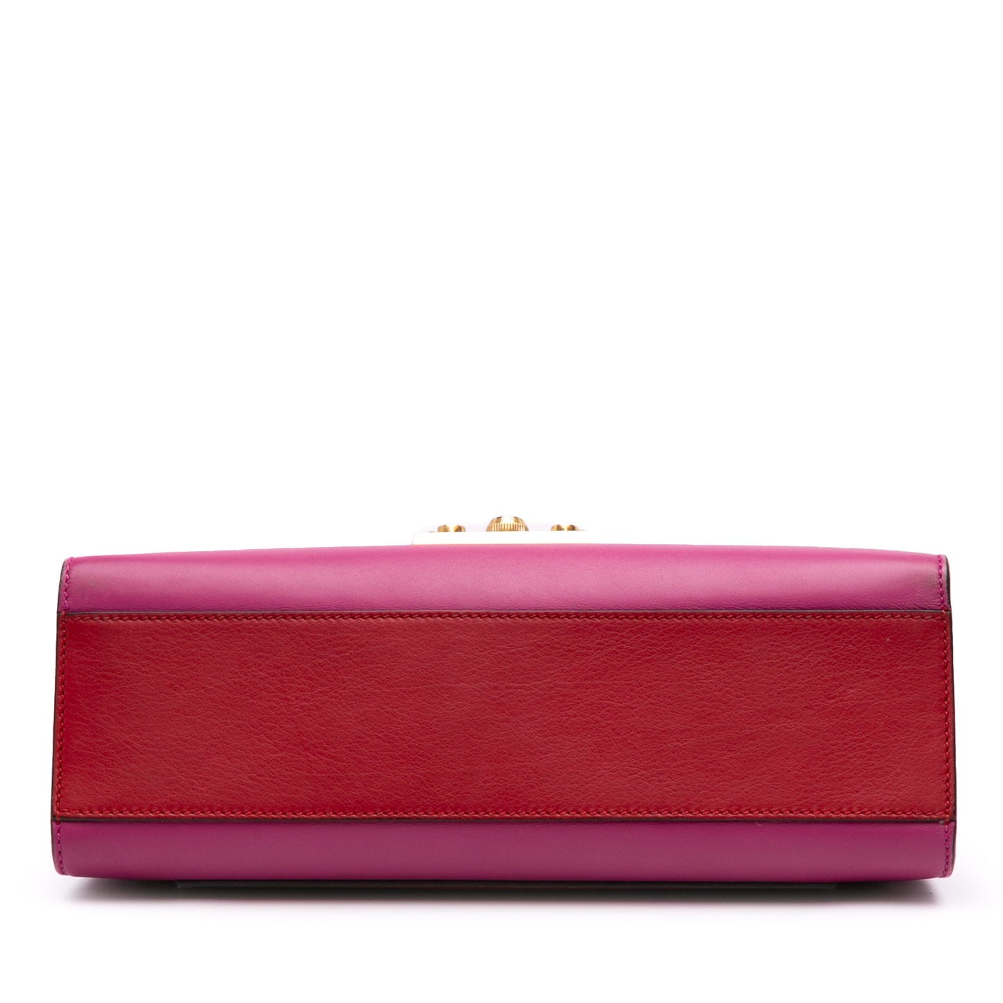 Gucci Medium Bicolor Leather Padlock Shoulder Bag