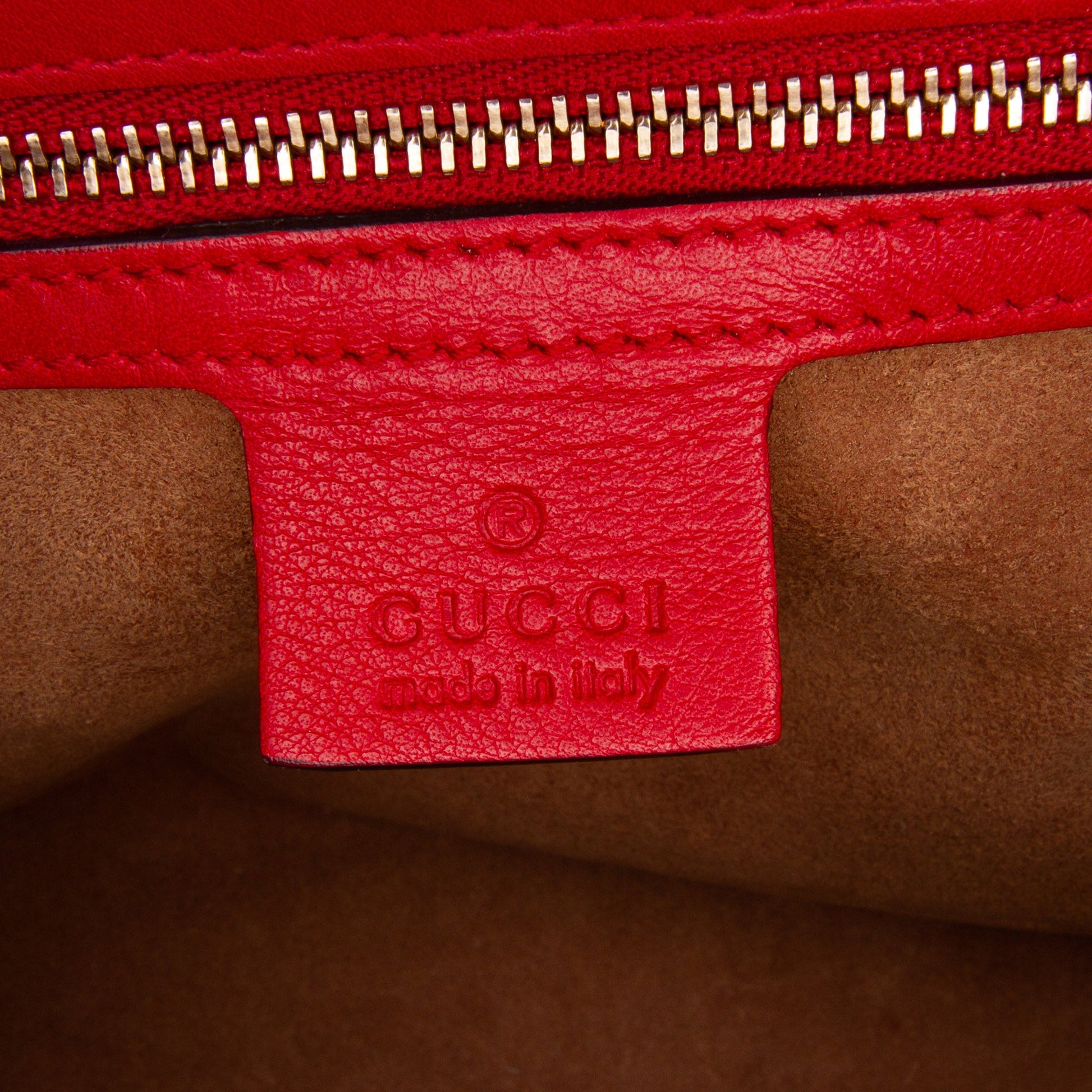 Gucci Medium Bicolor Leather Padlock Shoulder Bag