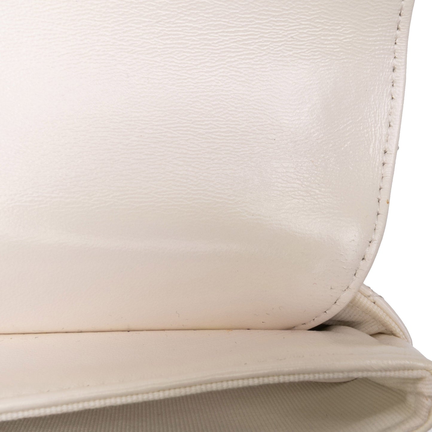 Chanel Quilted Shiny Lambskin Flap with Chain