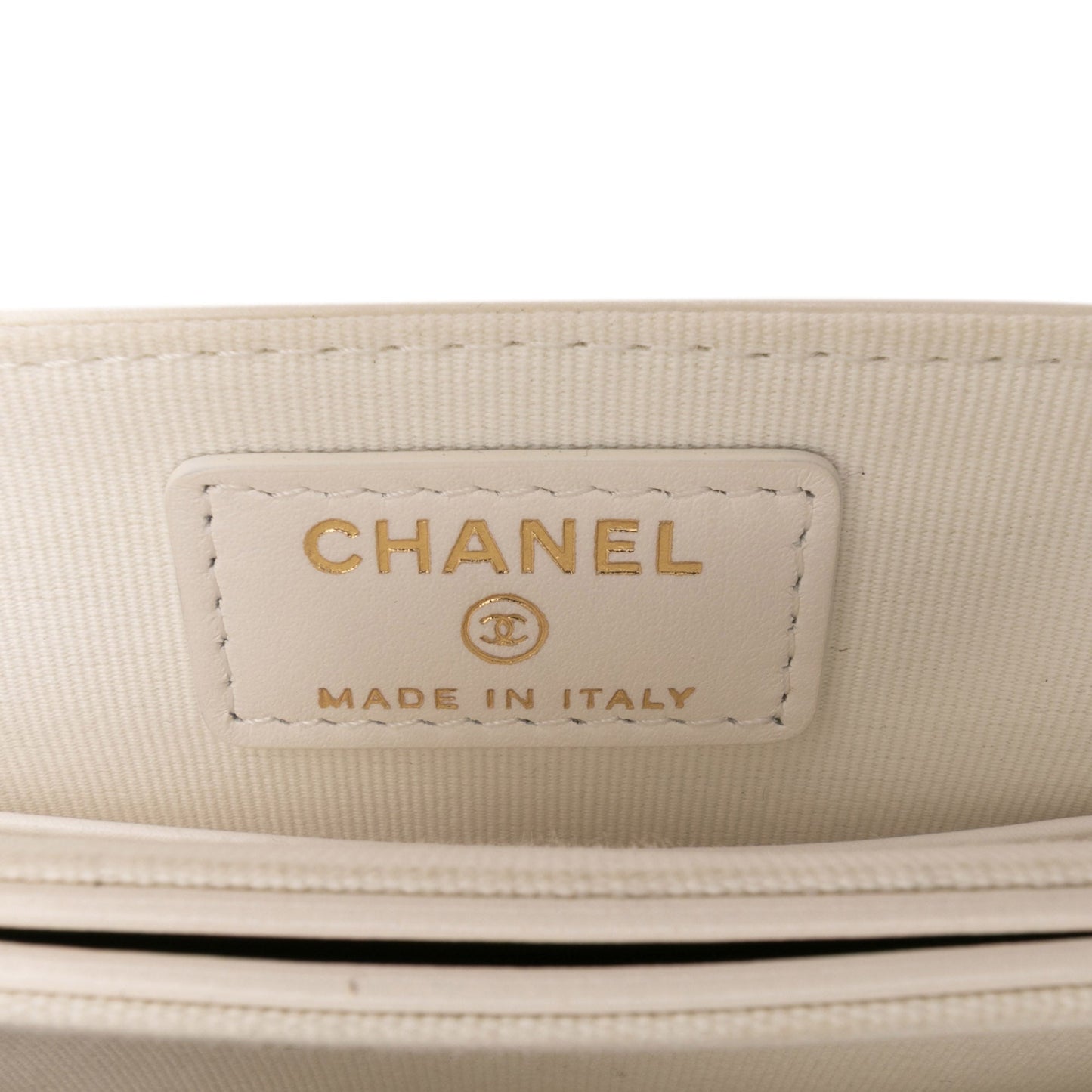 Chanel Quilted Shiny Lambskin Flap with Chain