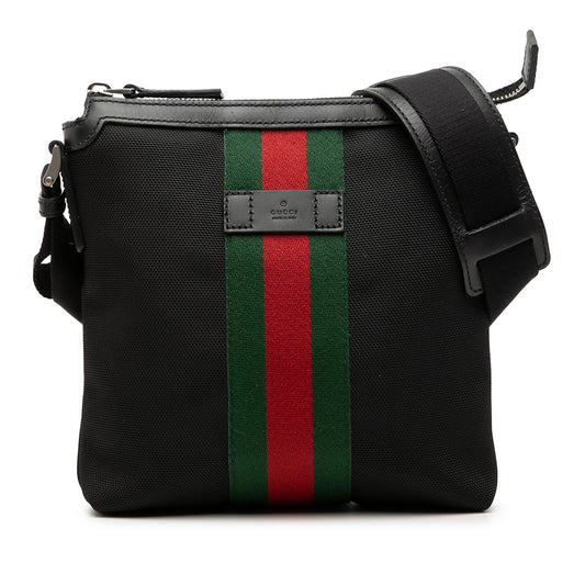Techno Canvas Web Messenger Bag
