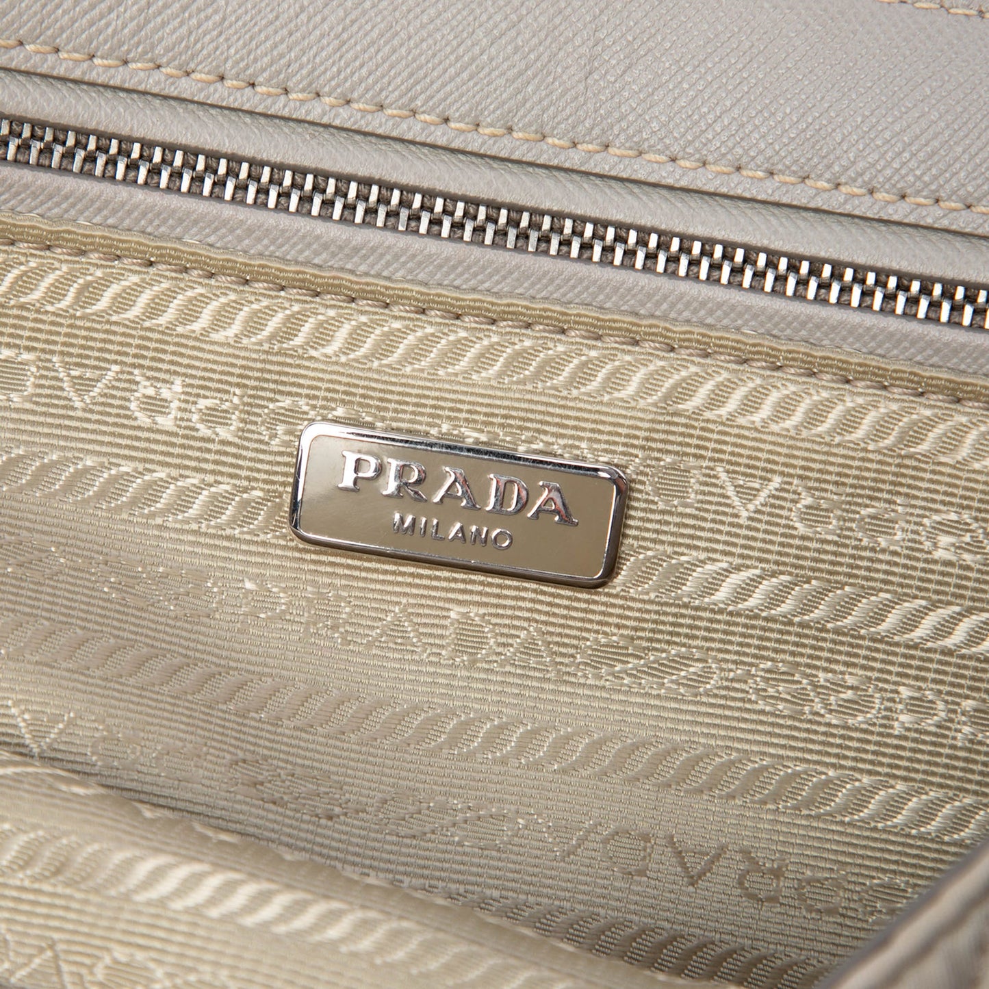 Prada Impuntu Tessuto Chain Crossbody