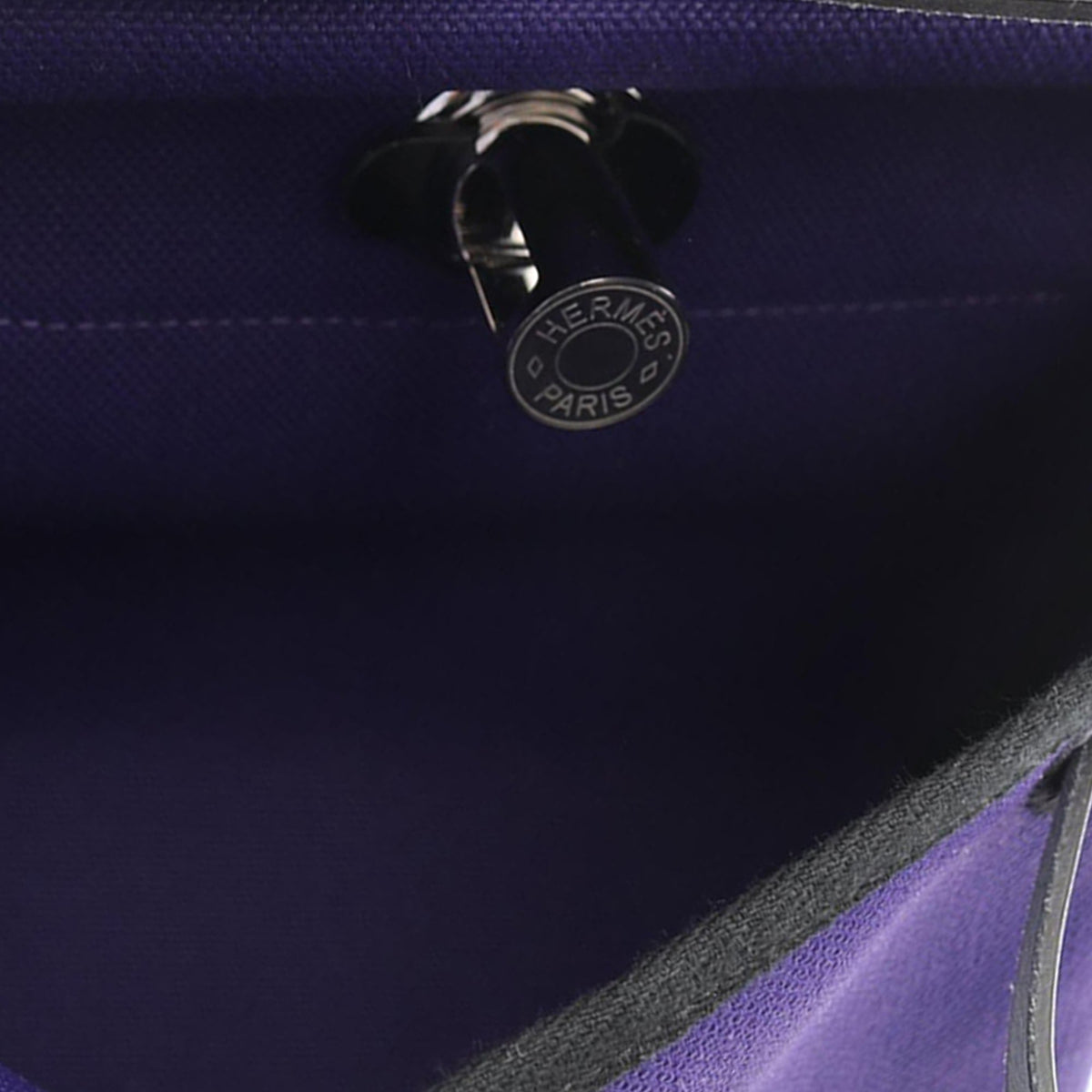 Hermès Military Toile and Vache Hunter Herbag Zip 20