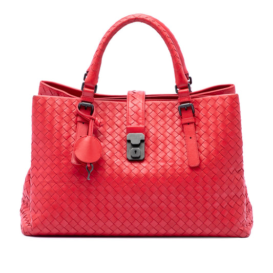 Bottega Veneta Medium Nappa Intrecciato Roma Tote