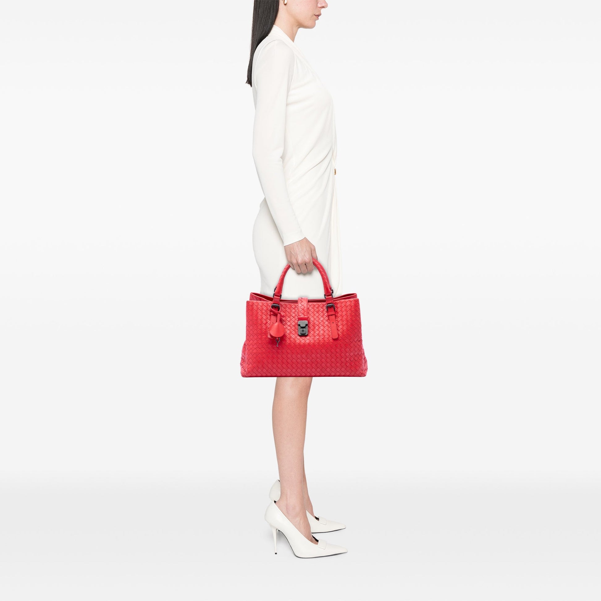 Bottega Veneta Medium Nappa Intrecciato Roma Tote