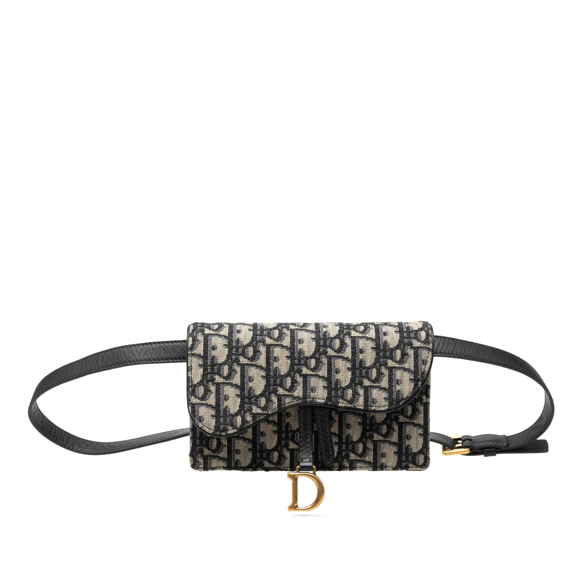 Dior Oblique Canvas Saddle Belt Bag