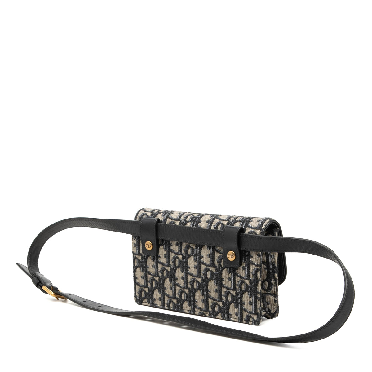 Dior Oblique Canvas Saddle Belt Bag