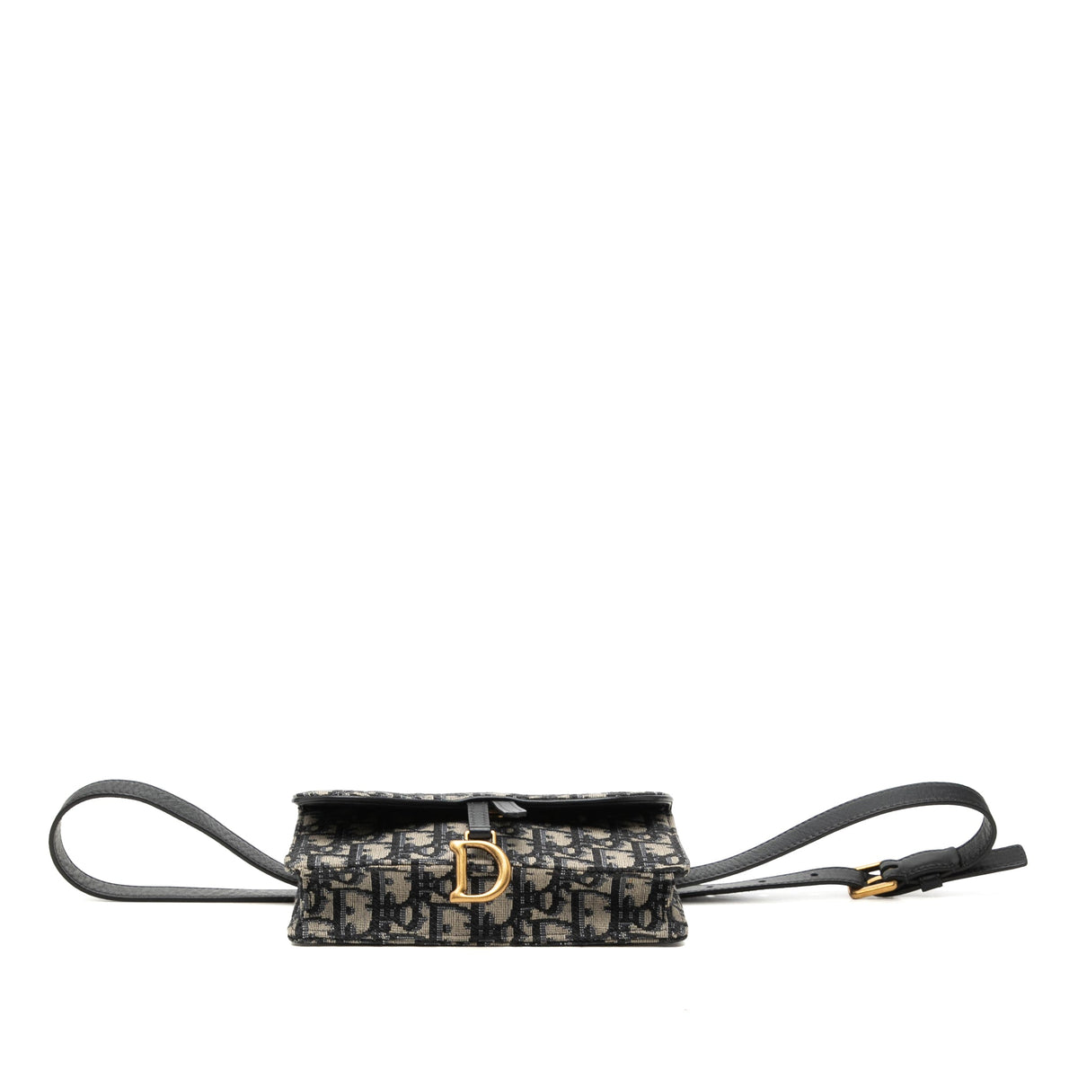 Dior Oblique Canvas Saddle Belt Bag