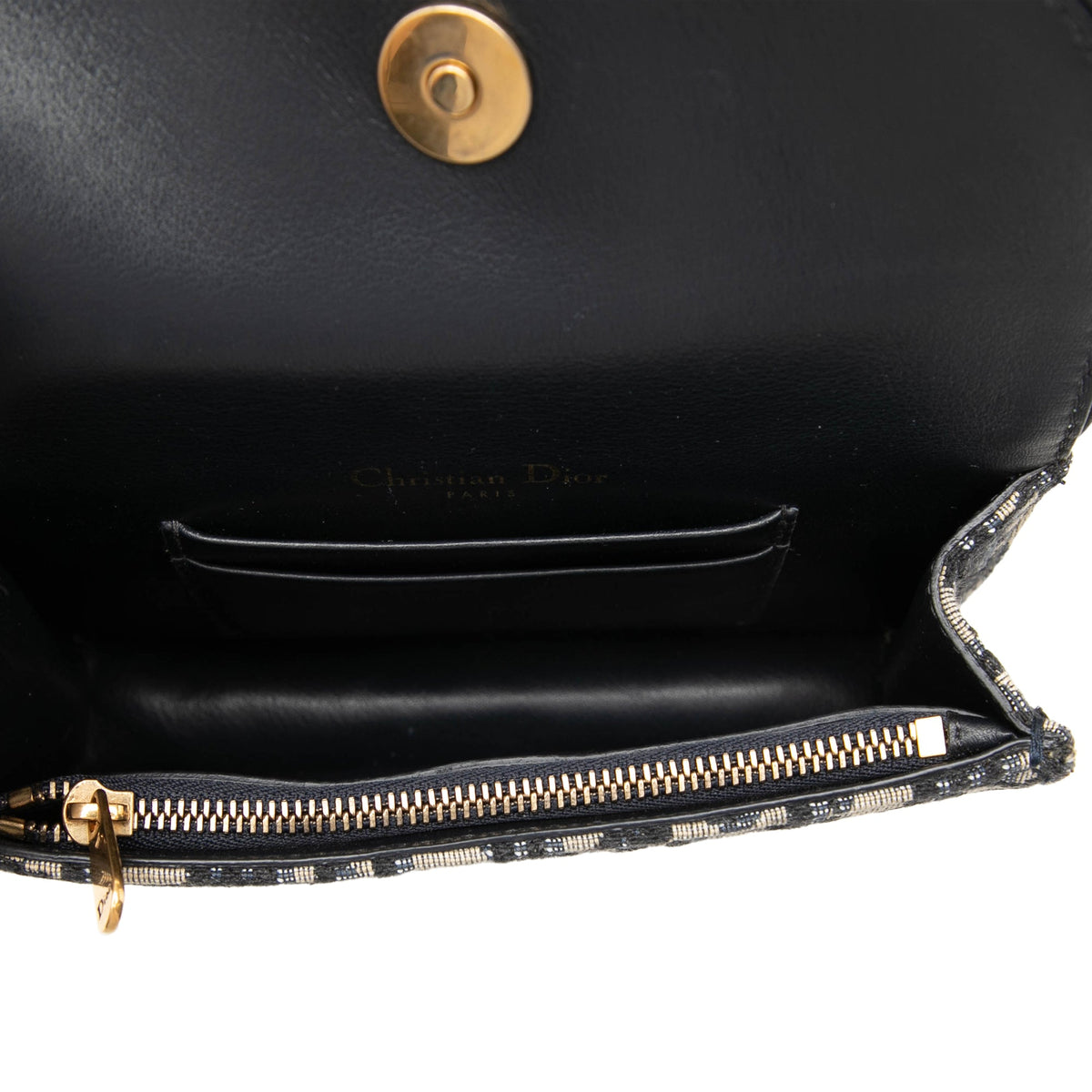 Dior Oblique Canvas Saddle Belt Bag