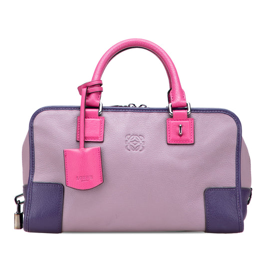 LOEWE Tricolor Goatskin Amazona 28