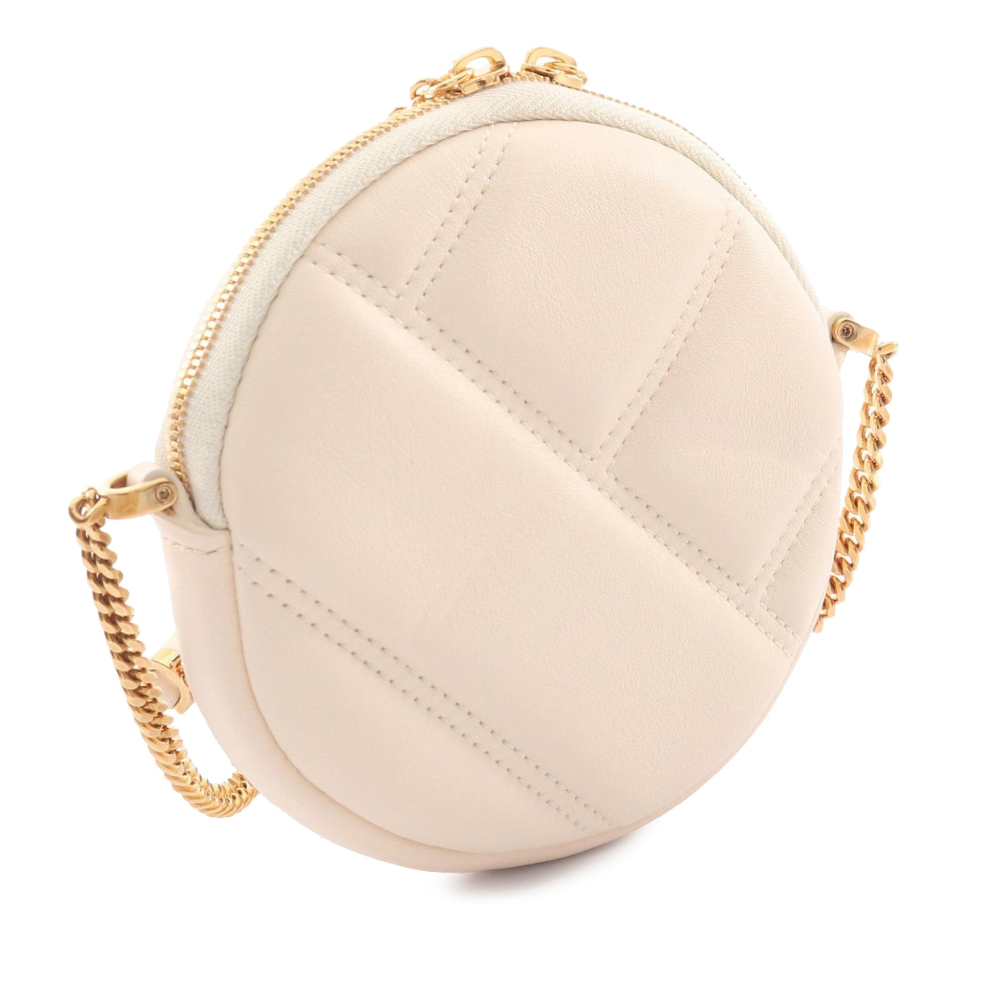 Bvlgari Leather Serpenti Cabochon Round Crossbody