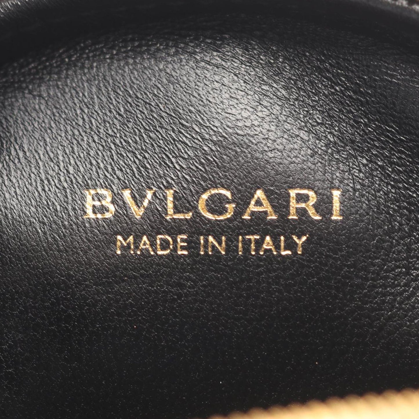 Bvlgari Leather Serpenti Cabochon Round Crossbody