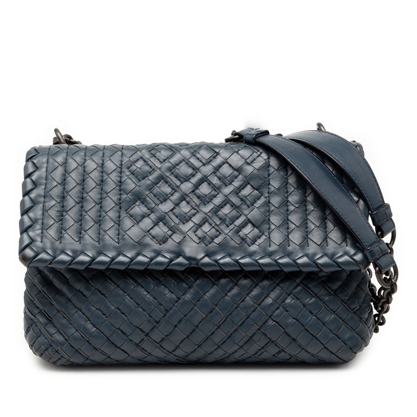 Bottega Veneta Small Nappa Intrecciato Boutis Olimpia Shoulder Bag