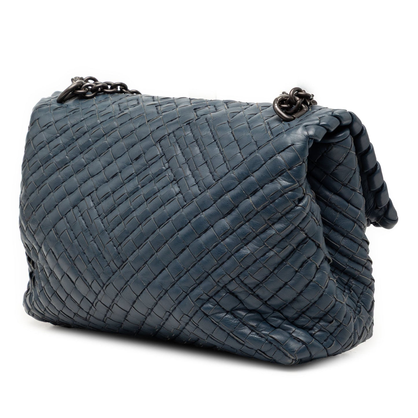 Bottega Veneta Small Nappa Intrecciato Boutis Olimpia Shoulder Bag