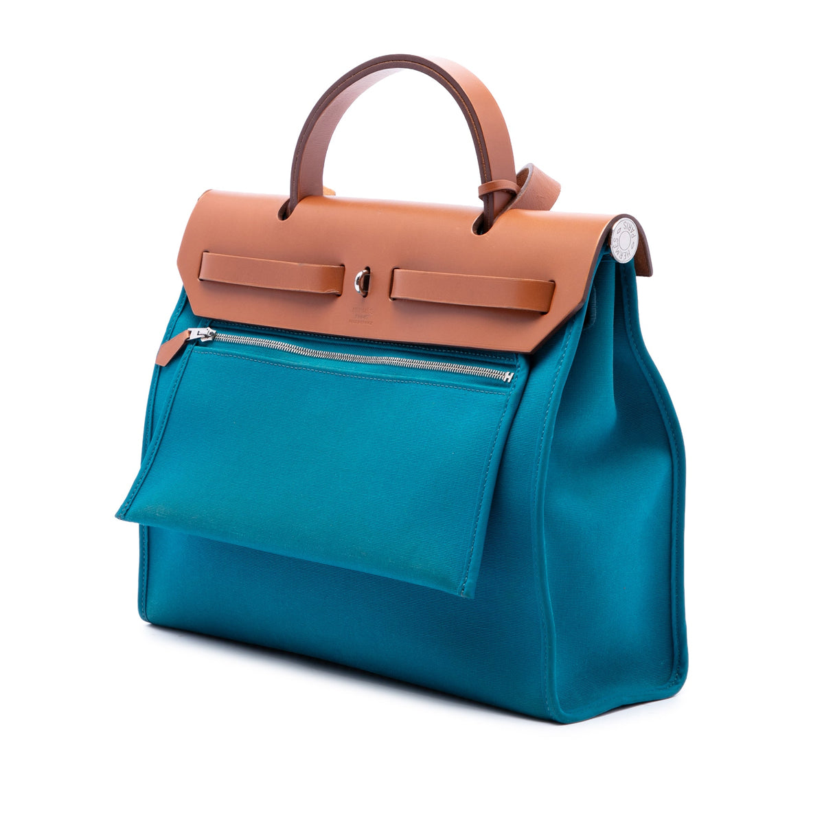Hermès Toile Herbag Zip 31 — Blue