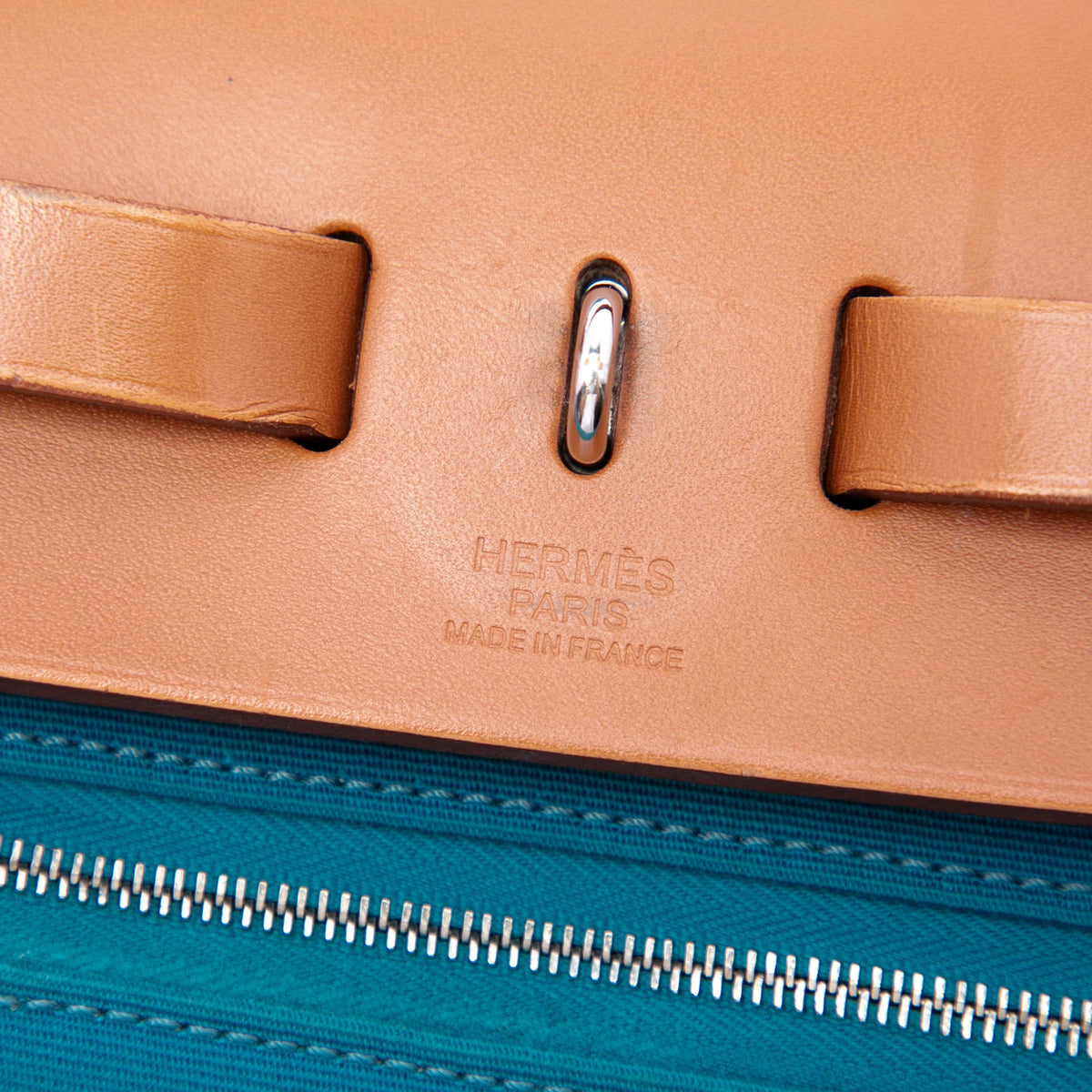 Hermès Toile Herbag Zip 31 — Blue