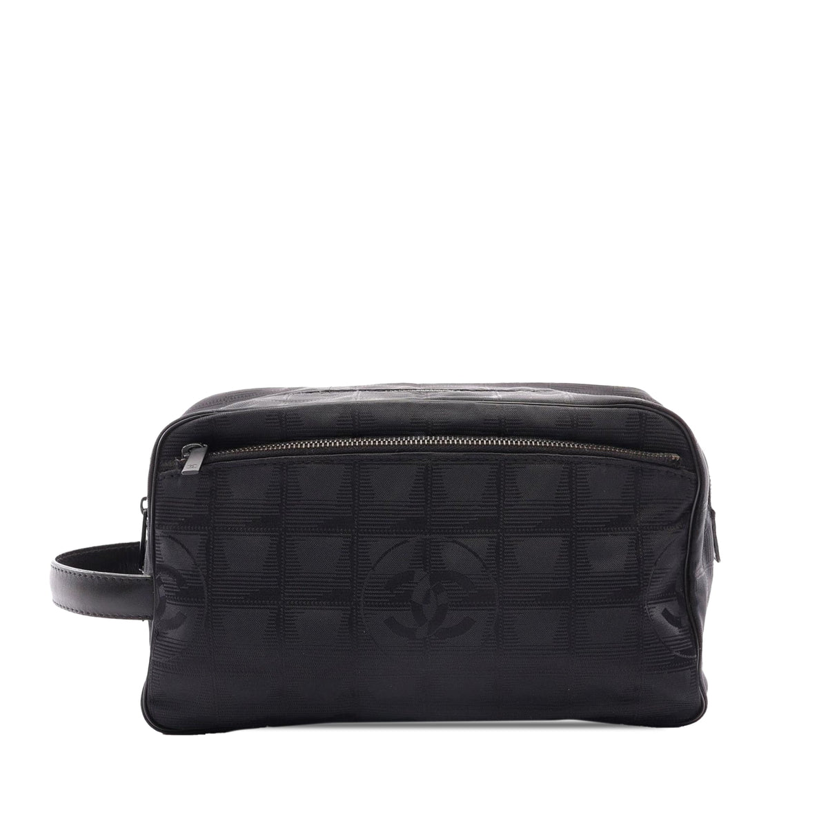 Chanel New Travel Line Nylon Clutch — Black