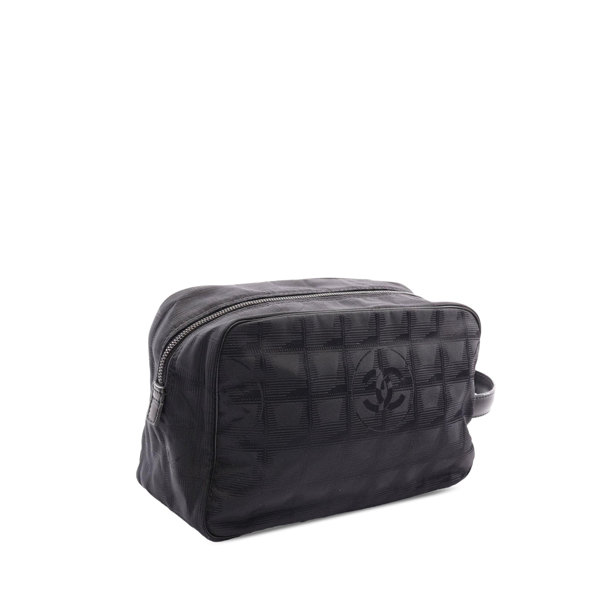 Chanel New Travel Line Nylon Clutch — Black