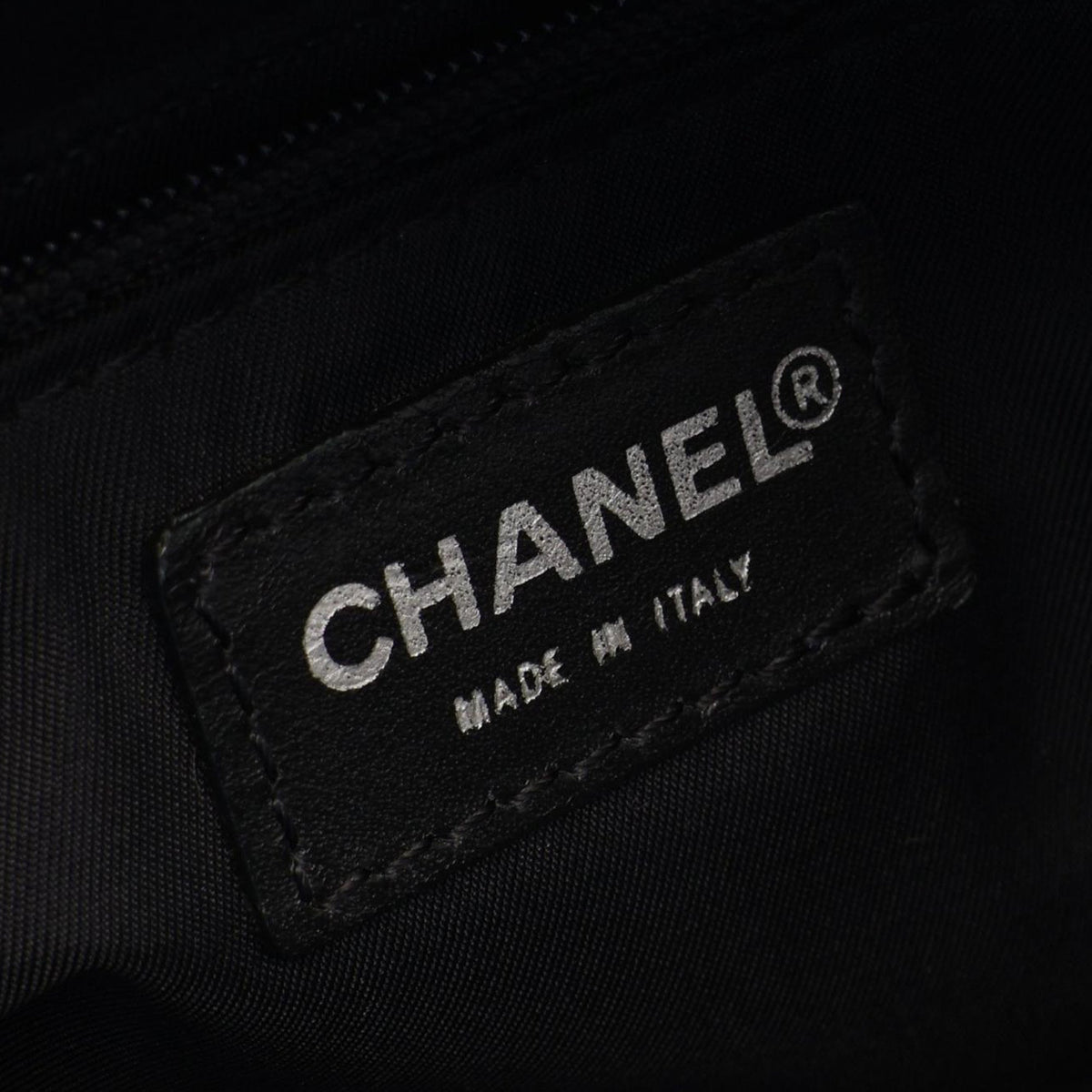 Chanel New Travel Line Nylon Clutch — Black