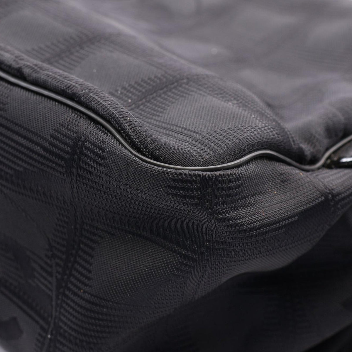 Chanel New Travel Line Nylon Clutch — Black