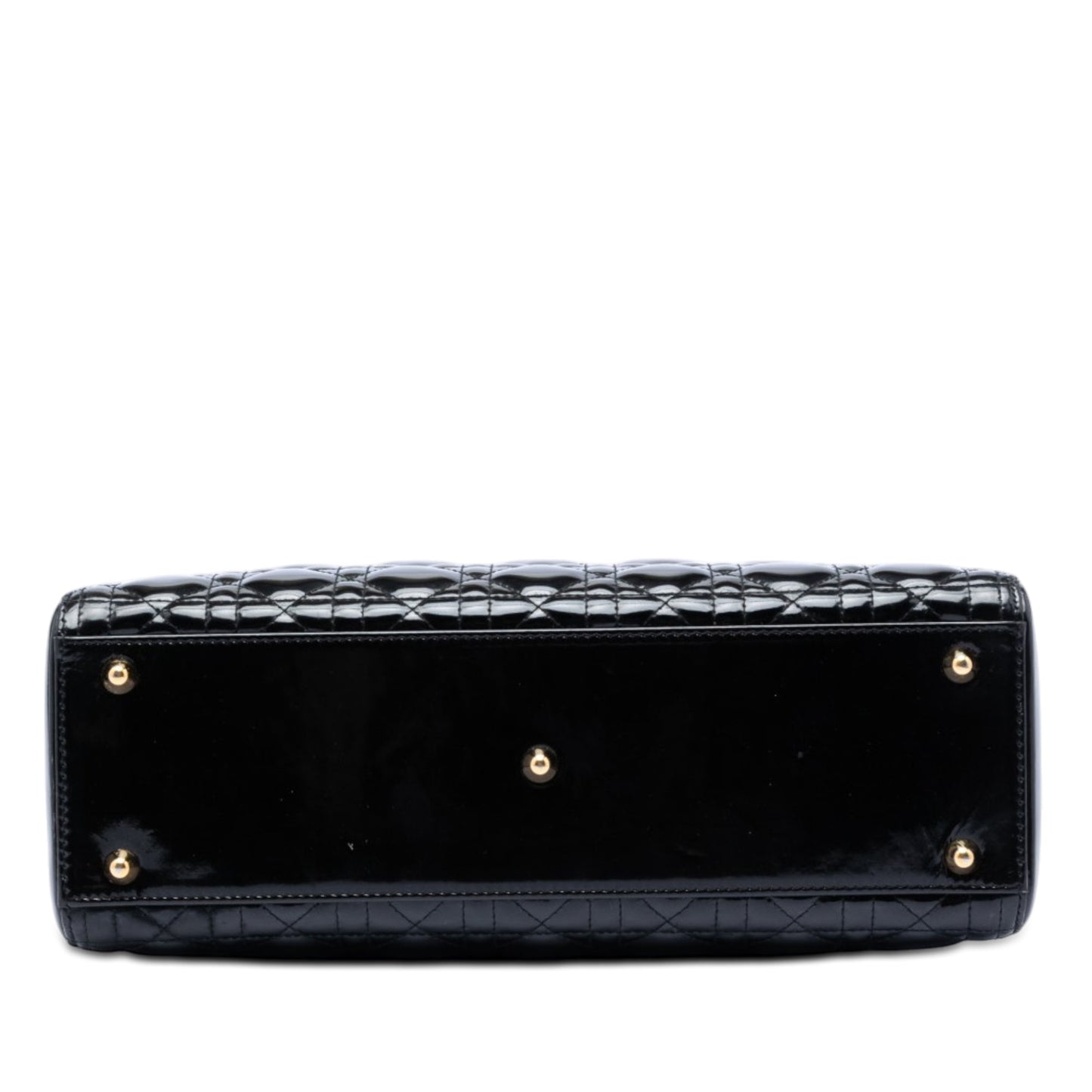 Dior Large Patent Cannage Lady Dior