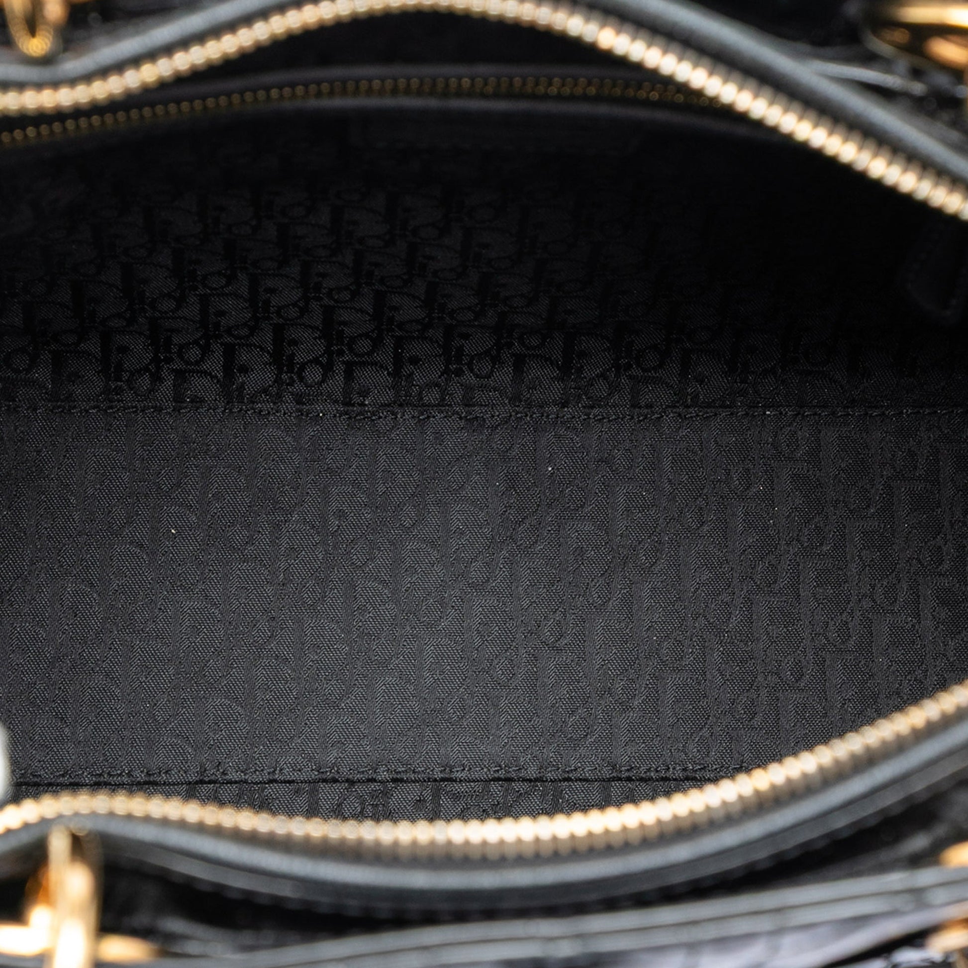 Dior Large Patent Cannage Lady Dior