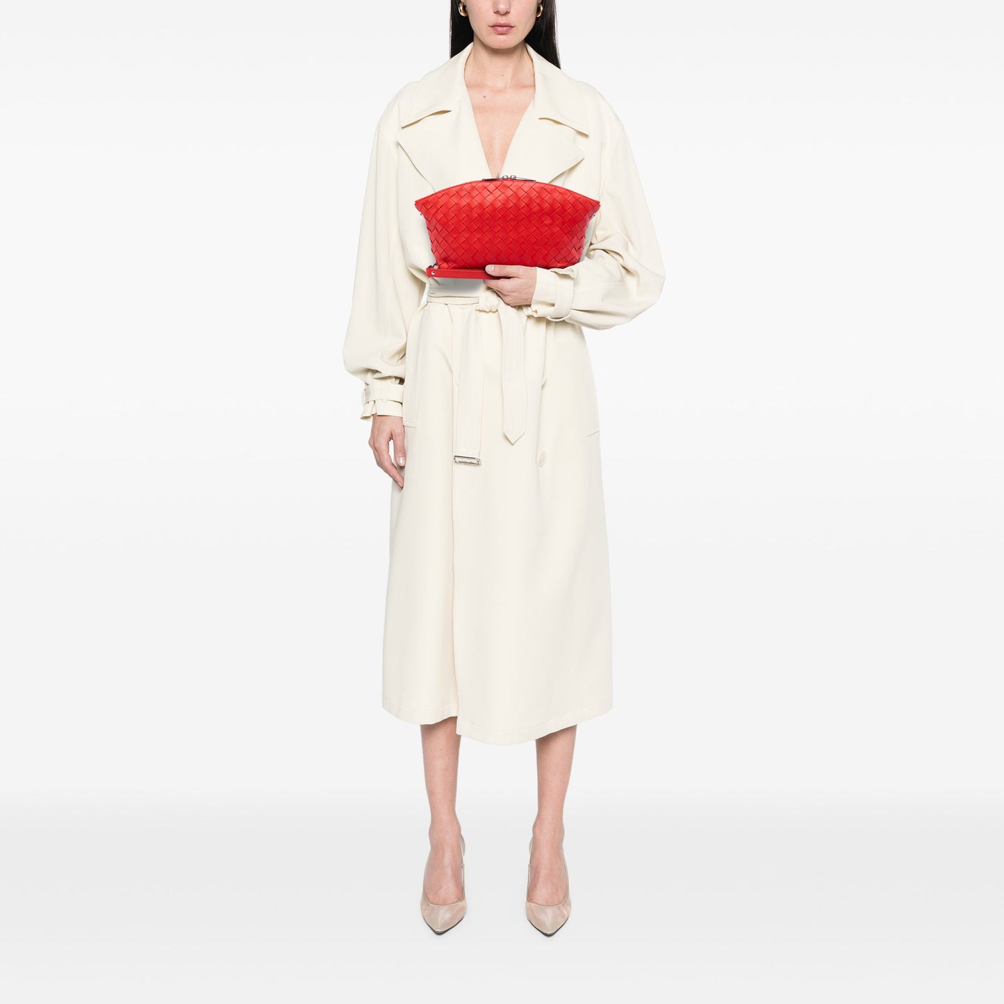 Bottega Veneta Nappa Intrecciato Wristlet Pouch