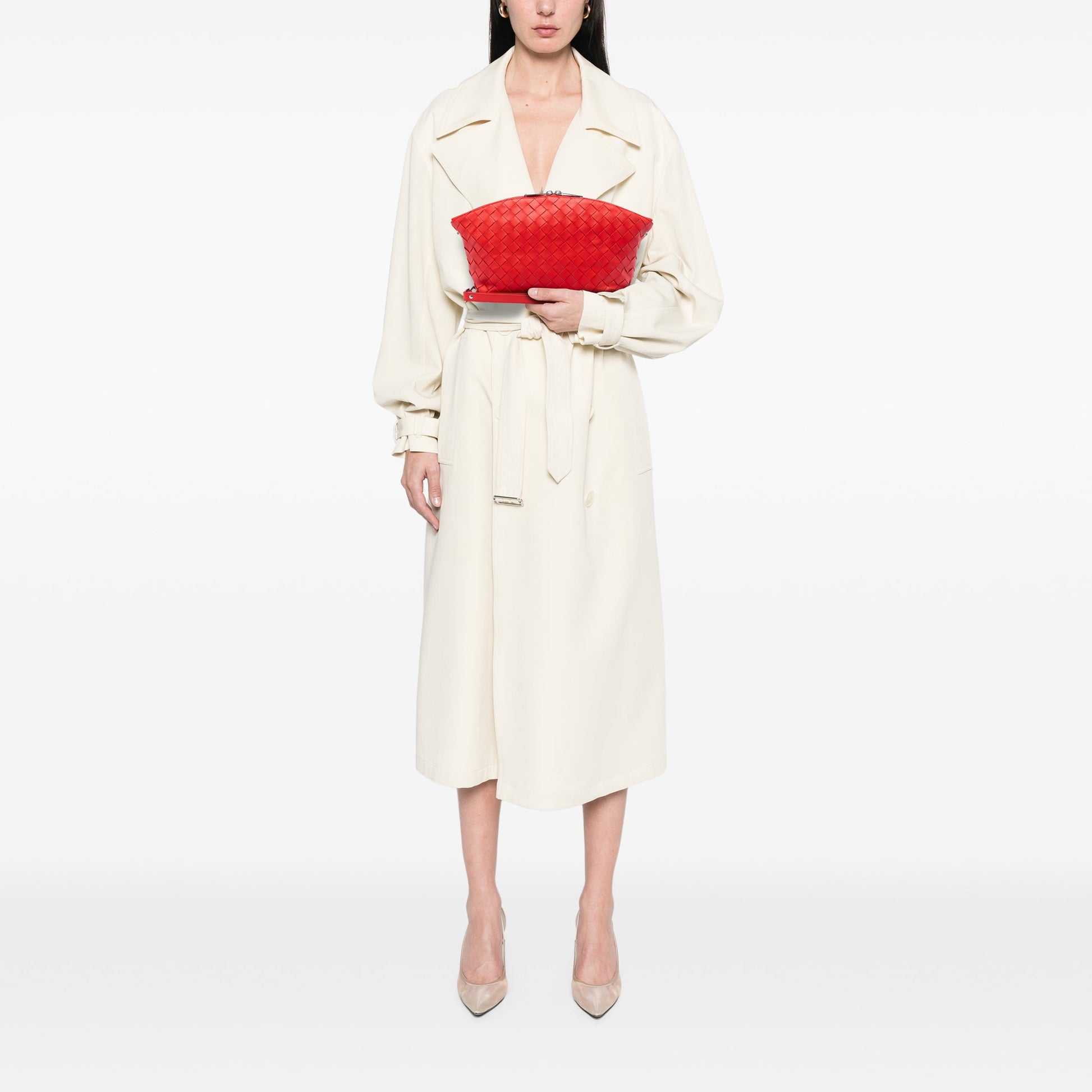 Bottega Veneta Nappa Intrecciato Wristlet Pouch