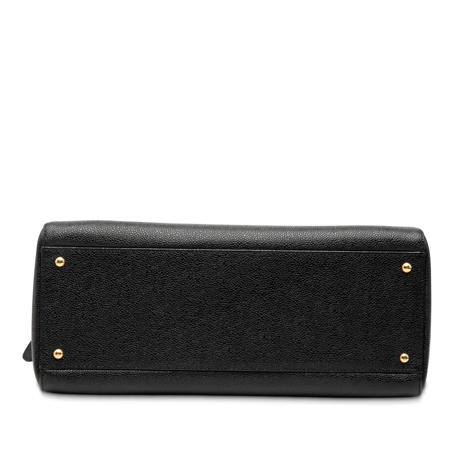 Chanel CC Caviar Front Pocket Chain Tote