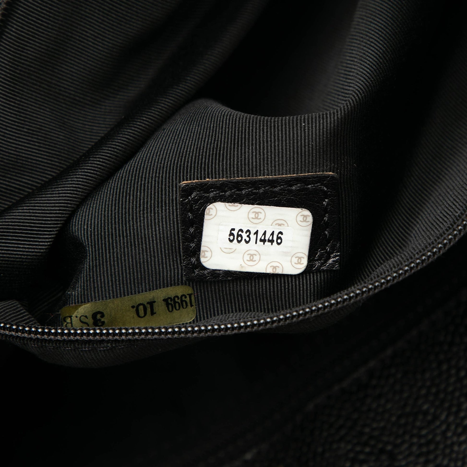 Chanel CC Caviar Front Pocket Chain Tote