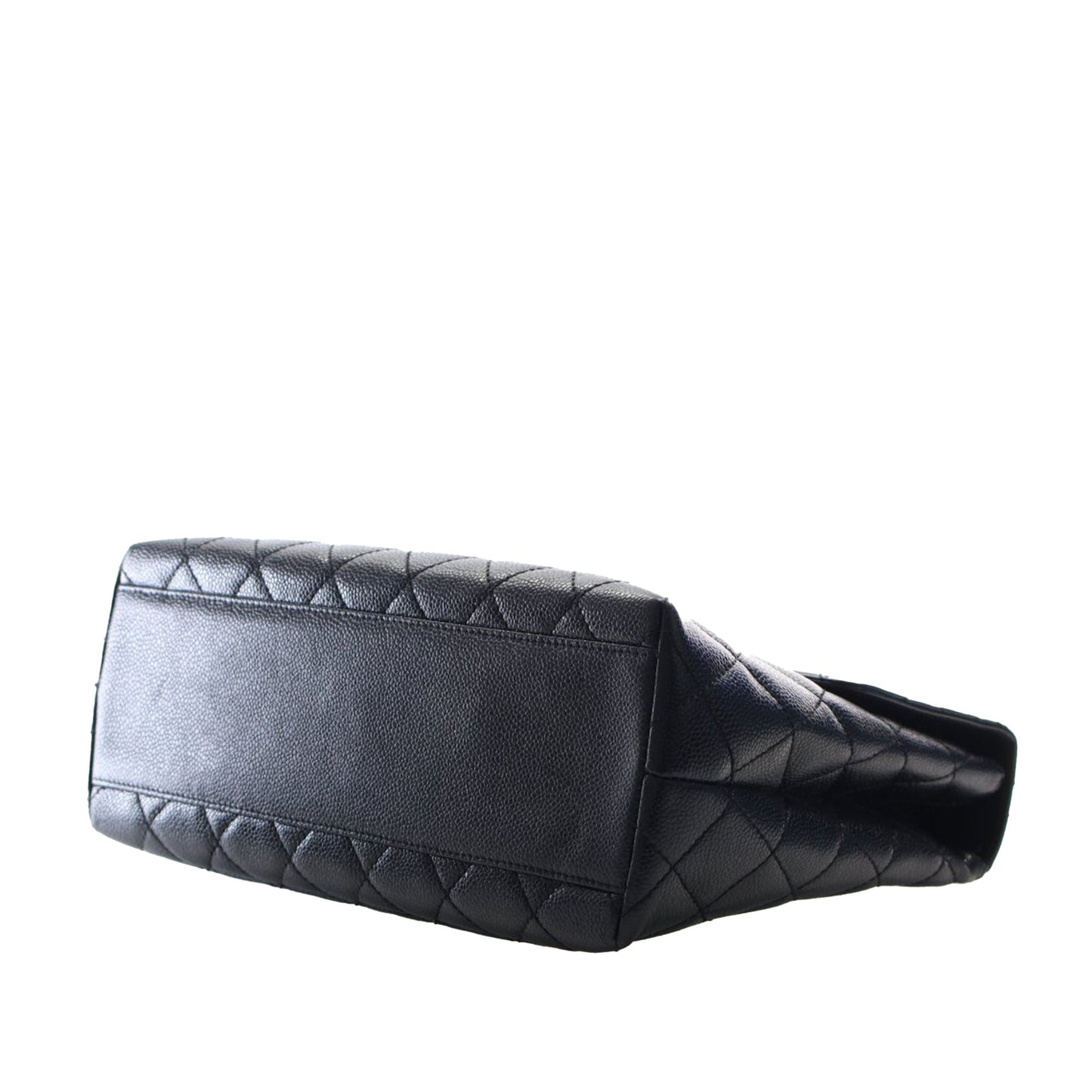 Chanel CC Quilted Caviar Kelly Top Handle Bag