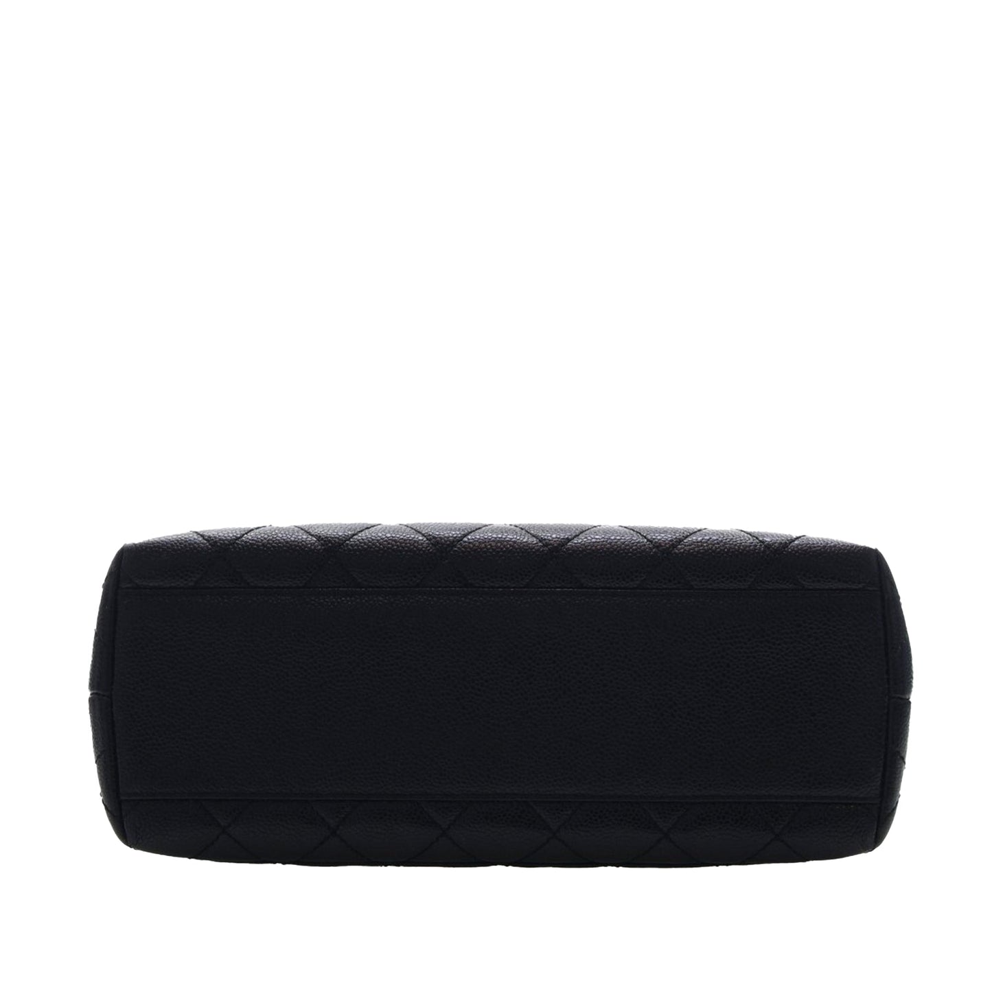 Chanel CC Quilted Caviar Kelly Top Handle Bag