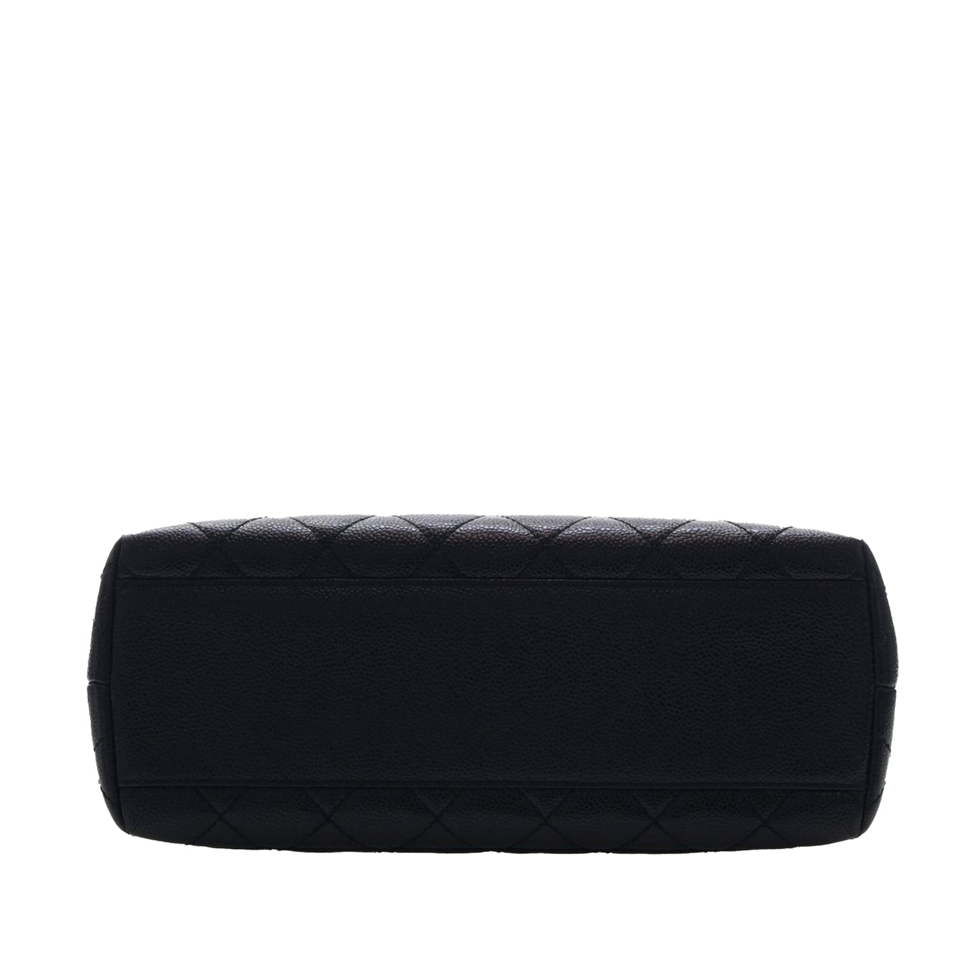 Chanel CC Quilted Caviar Kelly Top Handle Bag
