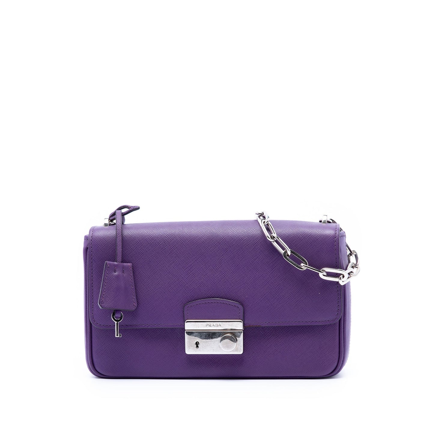 Prada Saffiano Sound Lock Crossbody