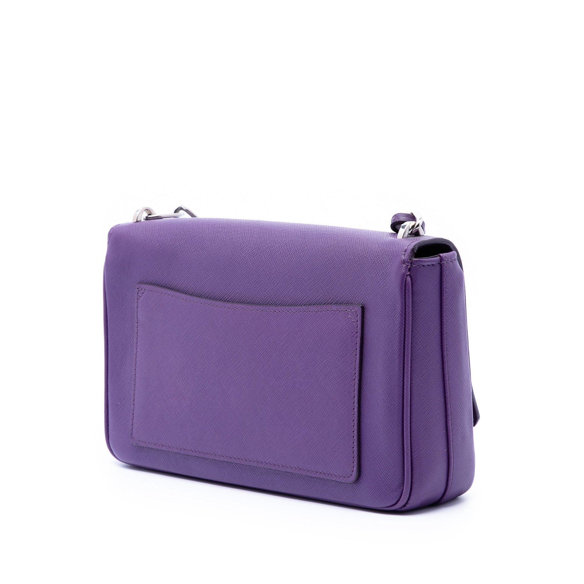 Prada Saffiano Sound Lock Crossbody