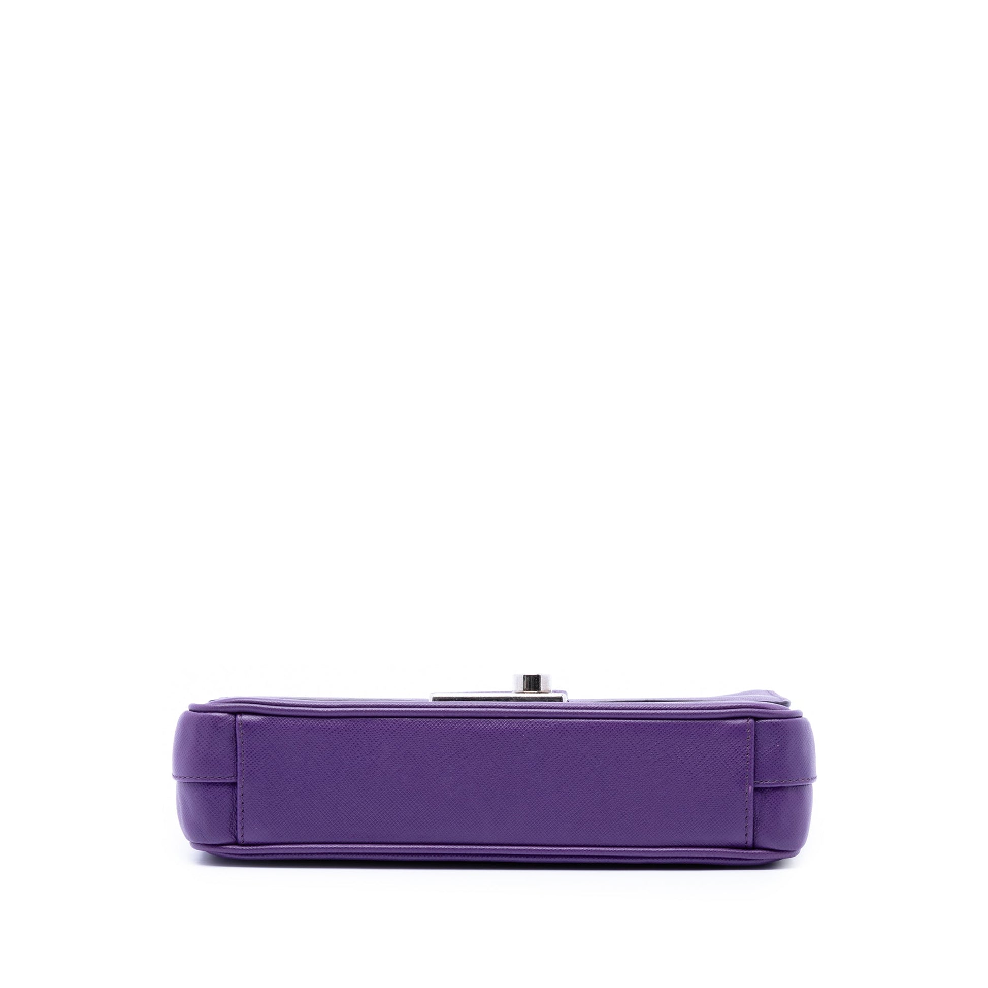 Prada Saffiano Sound Lock Crossbody