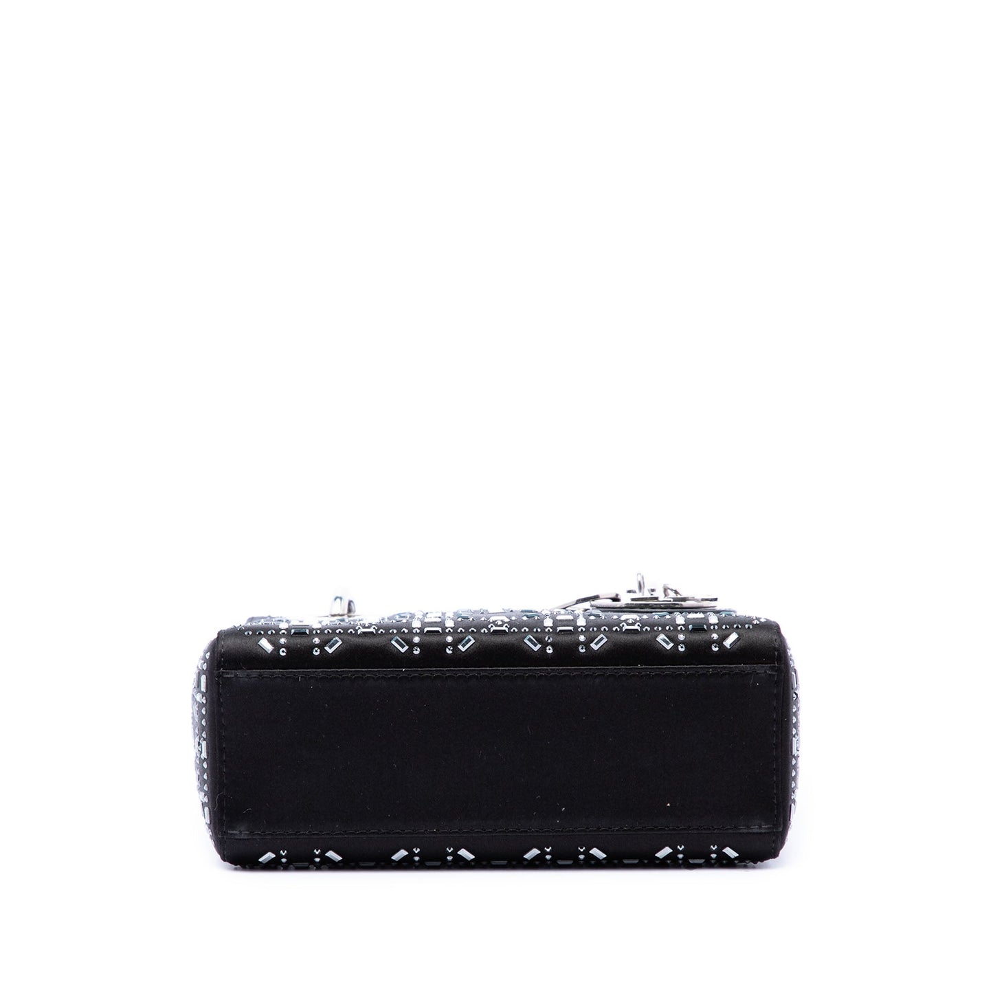 Dior Mini Satin Cannage Crystal Embellished Lady Dior
